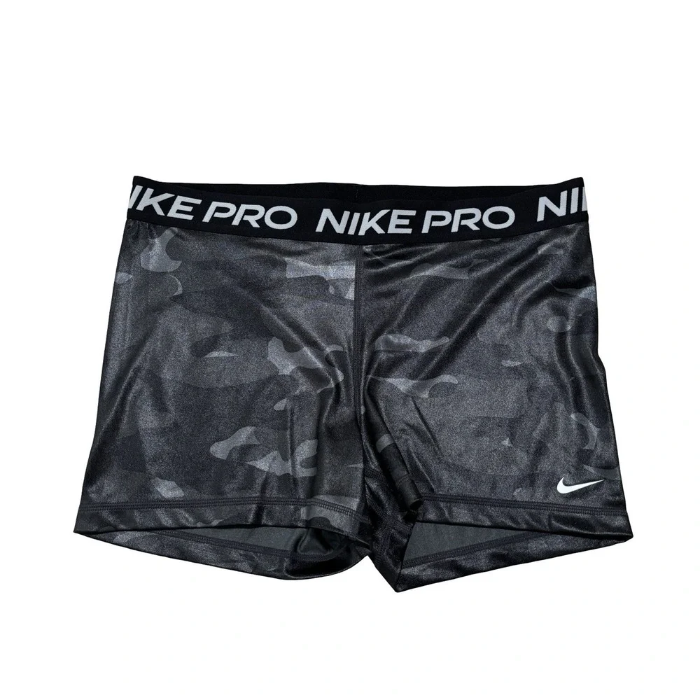Nike Pro Dri-Fit Women's Athletic Camo Shorts Size Large 31 x 3